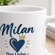 Tasse »Milan – Der Liebe, charmant ohne Anleitung«