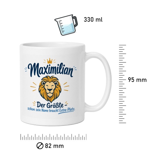 Tasse »Maximilian – Der Größte«