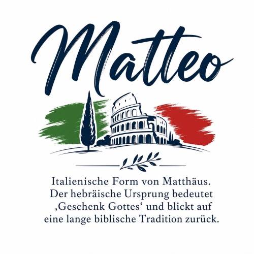 Tasse »Matteo – Geschenk Gottes«
