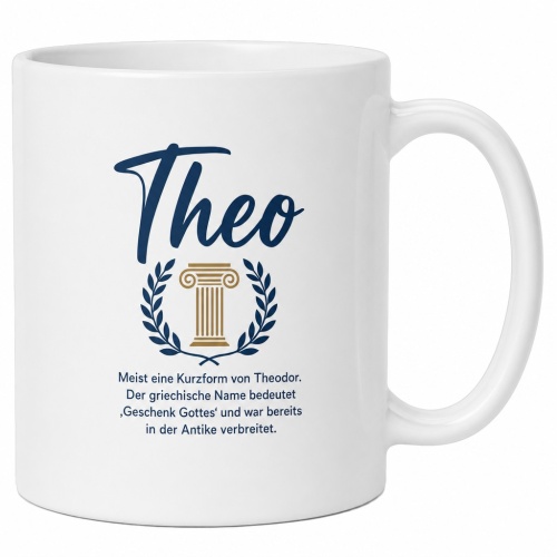 Tasse »Theo – Geschenk Gottes, Antike...