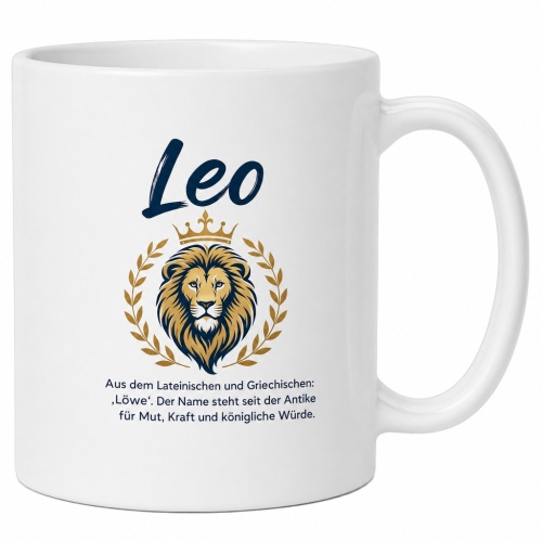 Tasse »Leo – Mut, Kraft und königliche...