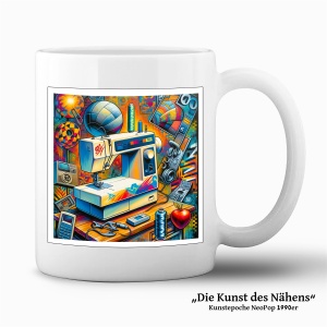 Tasse "Die Kunst des Nähens - NeoPop"