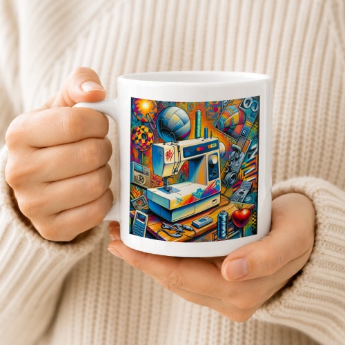 Tasse »Die Kunst des Nähens - NeoPop«