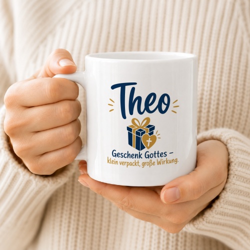 Tasse »Theo – Geschenk Gottes«