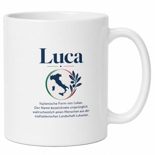 Tasse »Luca – Italienische...