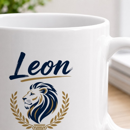 Tasse »Leon – Symbol Löwe, Stärke & Tapferkeit«