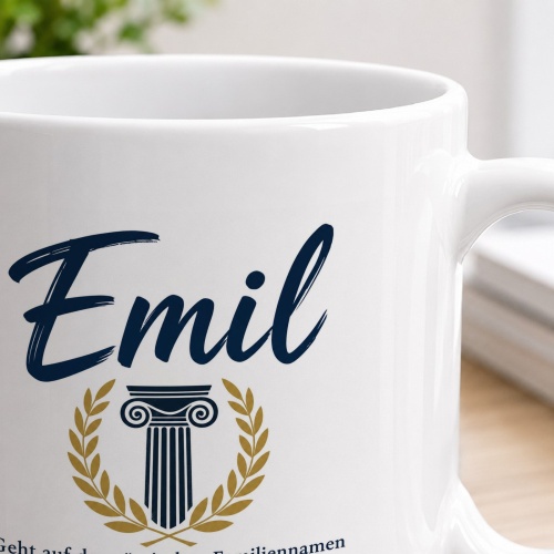 Tasse »Emil – römischer Ursprung & Tatkraft«