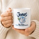 Tasse »Jonas – Die Taube, friedlich außer beim Frühstück«