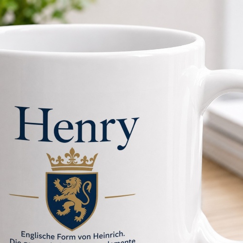 Tasse »Henry – Herrscher des Hauses«