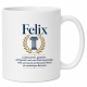 Tasse »Felix – Lateinisch für glücklich«