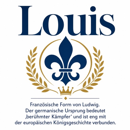 Tasse »Louis – königlicher Name«