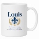 Tasse »Louis – königlicher Name«