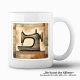 Tasse "Die Kunst des Nähens - Antike"