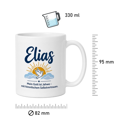 Tasse »Elias – Mein Gott ist Jahwe«