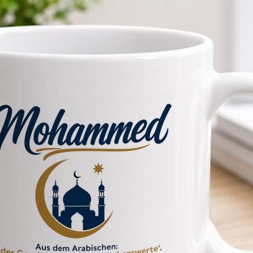 Tasse »Mohammed – Der Gepriesene«