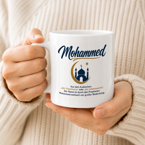 Tasse »Mohammed – Der Gepriesene«