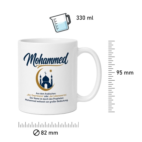 Tasse »Mohammed – Der Gepriesene«