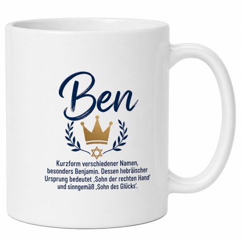 Tasse »Ben – Sohn des Glücks«
