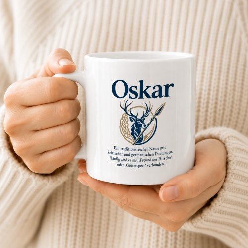 Tasse »Oskar – Freund der Hirsche«