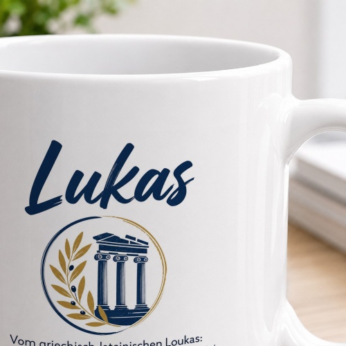 Tasse »Lukas – Namensbedeutung«