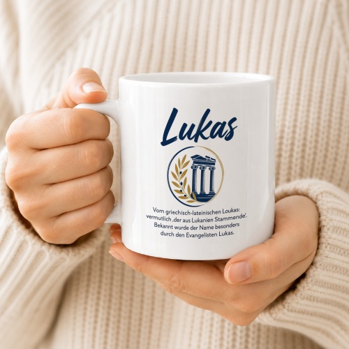 Tasse »Lukas – Namensbedeutung«