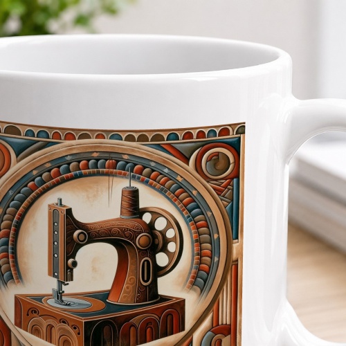 Tasse »Die Kunst des Nähens - Romanische Kunst«