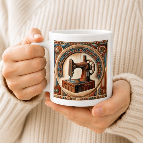 Tasse »Die Kunst des Nähens - Romanische Kunst«