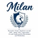 Tasse »Milan – Herzlichkeit & Wohlwollen«