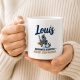 Tasse »Louis – Berühmter Kämpfer, besiegt jeden Wecker«