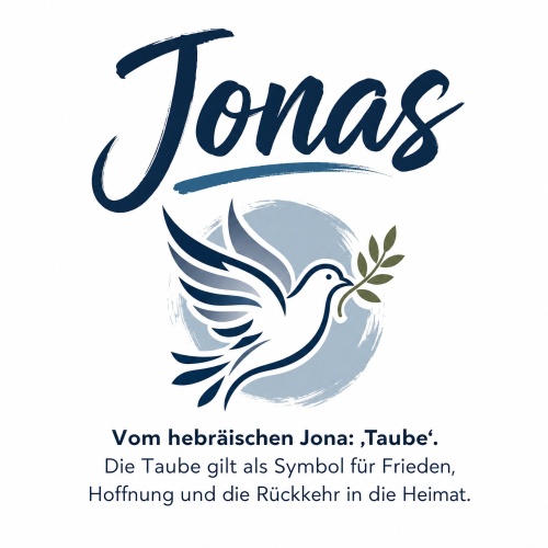 Tasse »Jonas – Taube & Friedenssymbol«