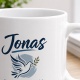 Tasse »Jonas – Taube & Friedenssymbol«