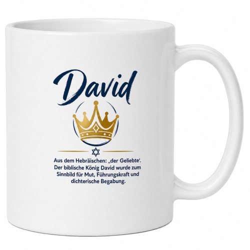 Tasse »David – Mut und...