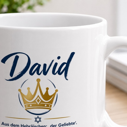 Tasse »David – Mut und Führungsstärke«