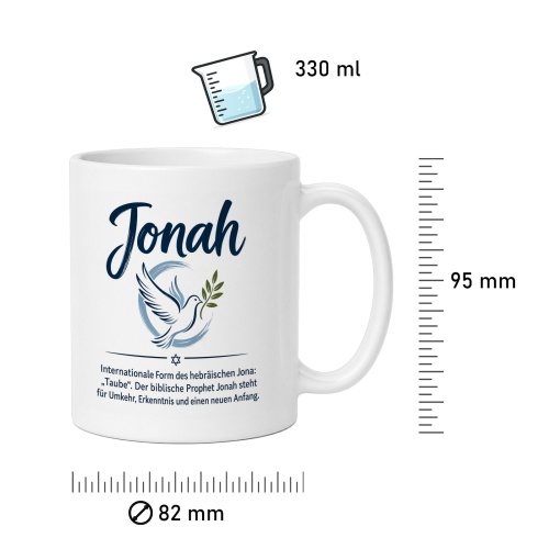 Tasse »Jonah – Taube & Neuanfang«