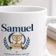 Tasse »Samuel – Bedeutung & Menora«
