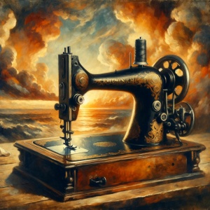 Tasse "Die Kunst des Nähens - Romantik"