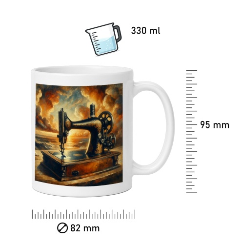 Tasse »Die Kunst des Nähens - Romantik«