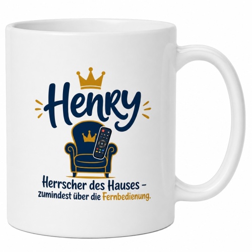 Tasse »Herrscher des Hauses –...