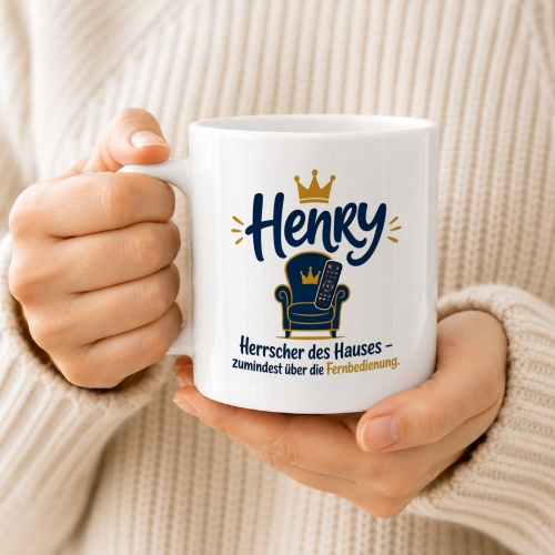 Tasse »Herrscher des Hauses – Fernbedienung«
