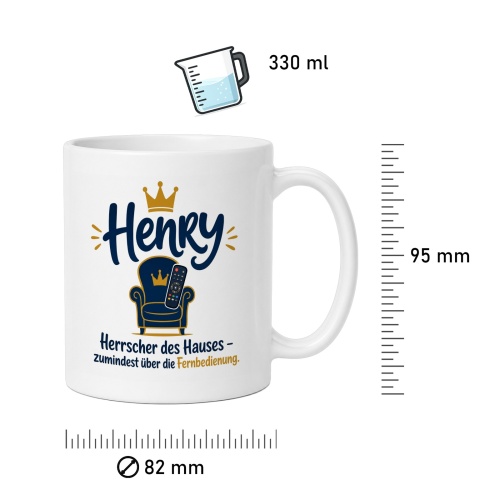 Tasse »Herrscher des Hauses – Fernbedienung«