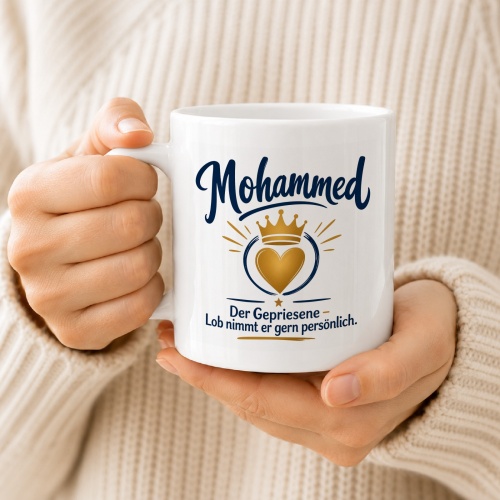 Tasse »Mohammed – Der Gepriesene«