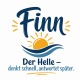 Tasse »Finn – Der Helle – denkt schnell, antwortet später«