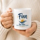 Tasse »Finn – Der Helle – denkt schnell, antwortet später«