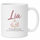 Tasse »Lia – biblische Namensbedeutung«