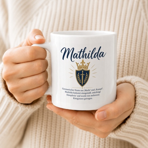 Tasse »Mathilda – Mächtige Kämpferin«