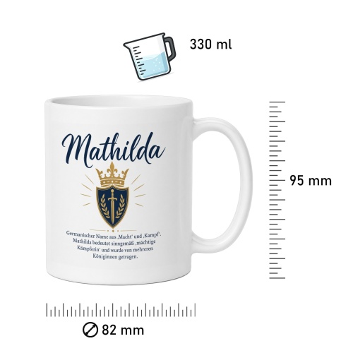 Tasse »Mathilda – Mächtige Kämpferin«