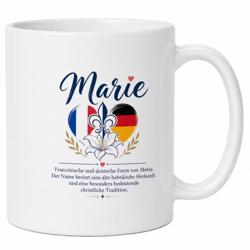 Tasse »Marie: Name & christliche Tradition«