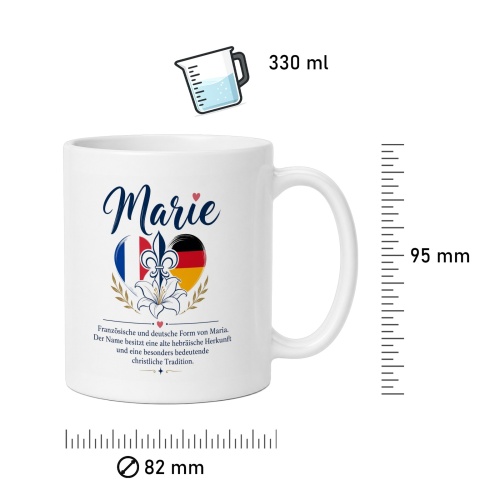 Tasse »Marie: Name & christliche Tradition«