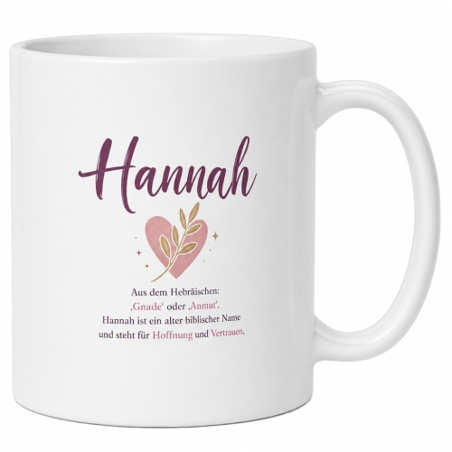 Tasse »Hannah – Gnade & Hoffnung«