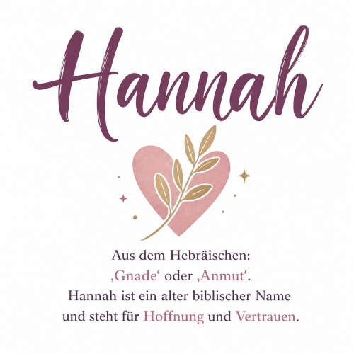 Tasse »Hannah – Gnade & Hoffnung«